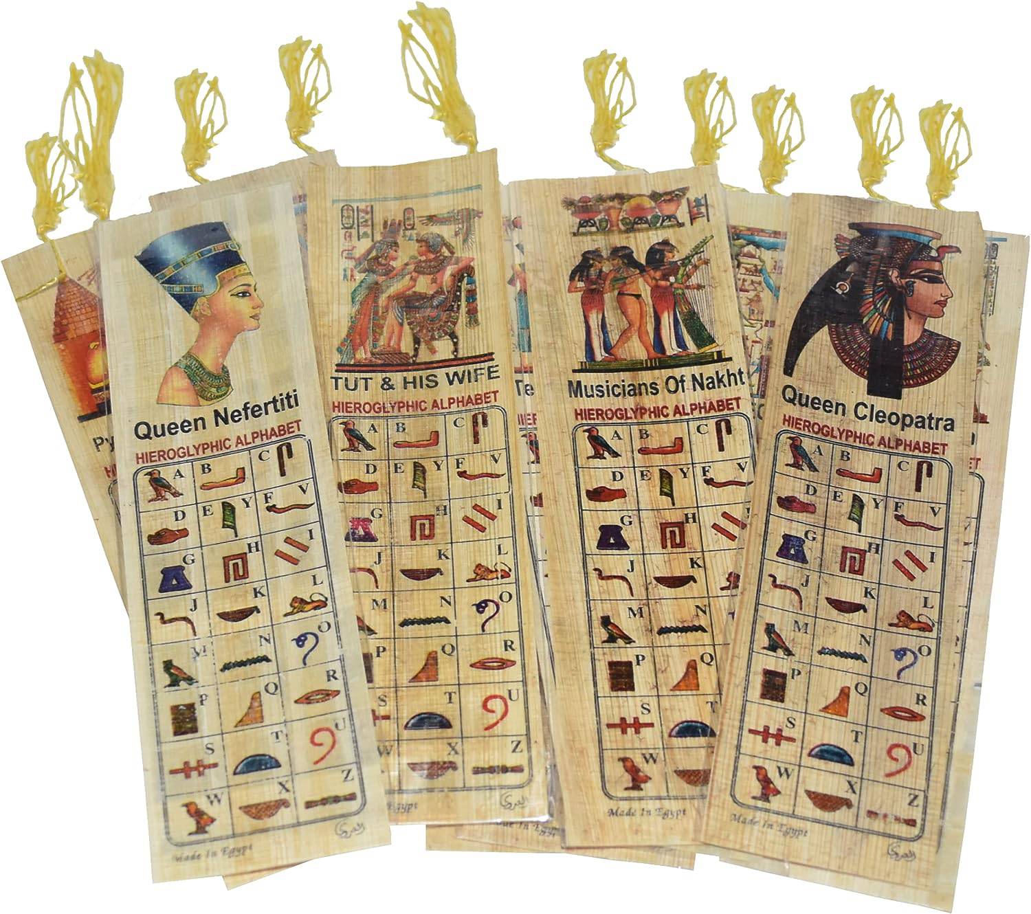 Set 20 Egyptian Blank Papyrus Paper 6x4in (10x15cm) - Ancient Pharaoh  Pharaohs Alphabets Papyrus Sheets Papyri for Art Project Scrapbooking and  School History Ideal Teaching Aid Scroll Paper