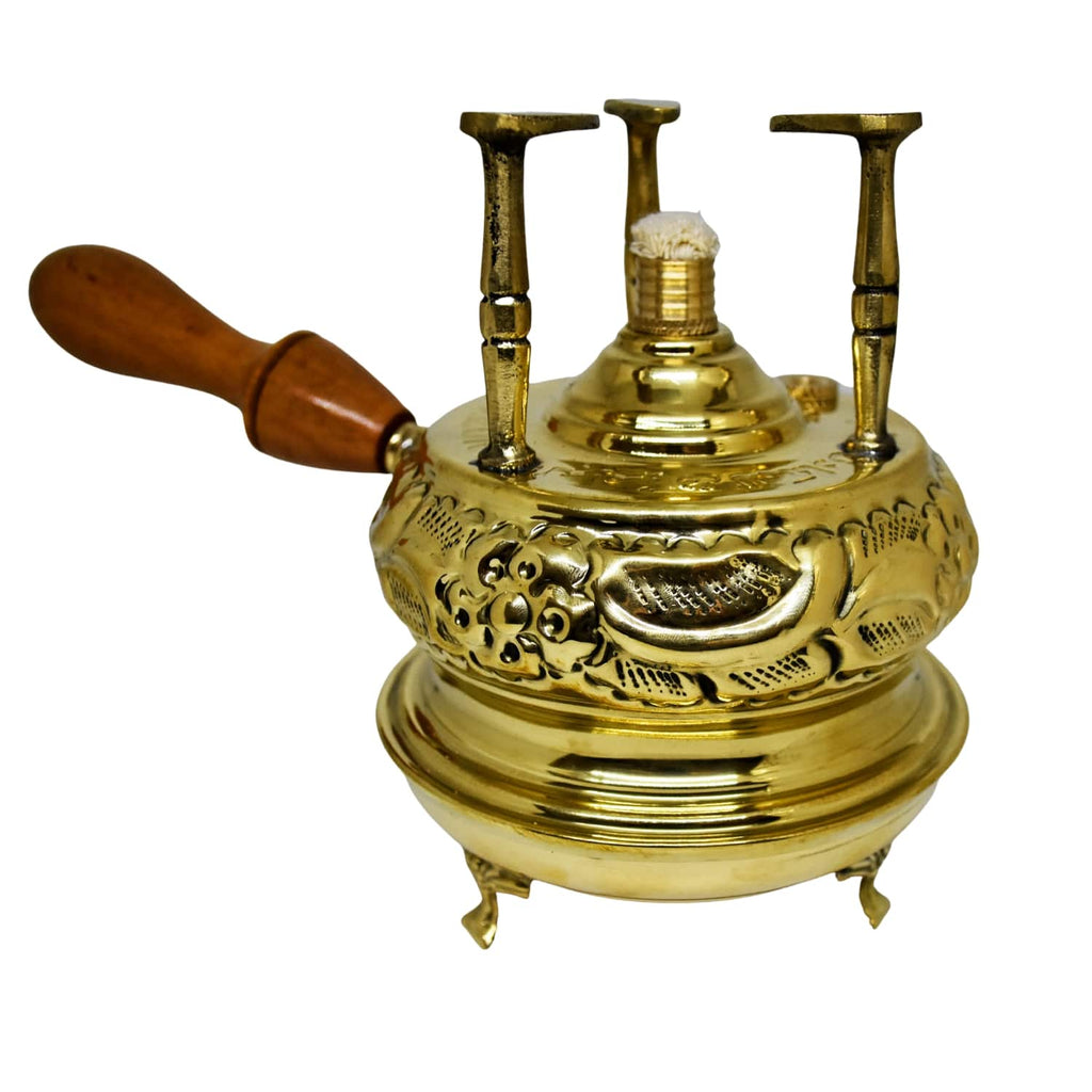 Brass Turkish Coffee Maker Table Top Alcohol Burner
